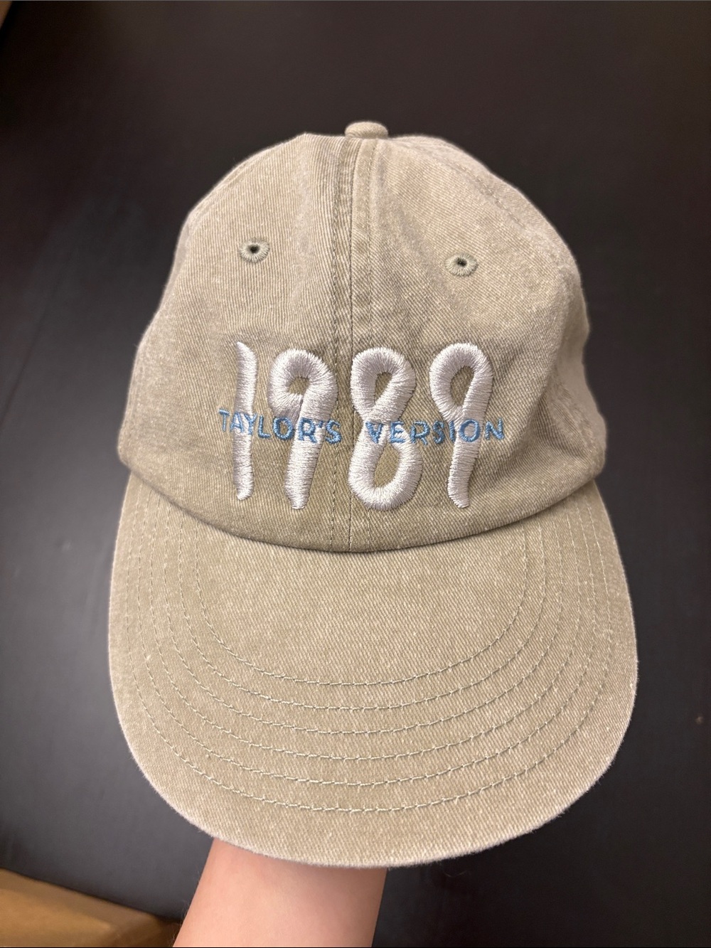 Taylor Swift olive green 1989 Baseball Cap